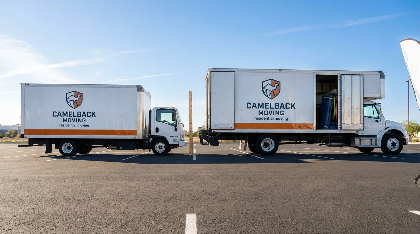 Moving truck size capacity guide in Buckner